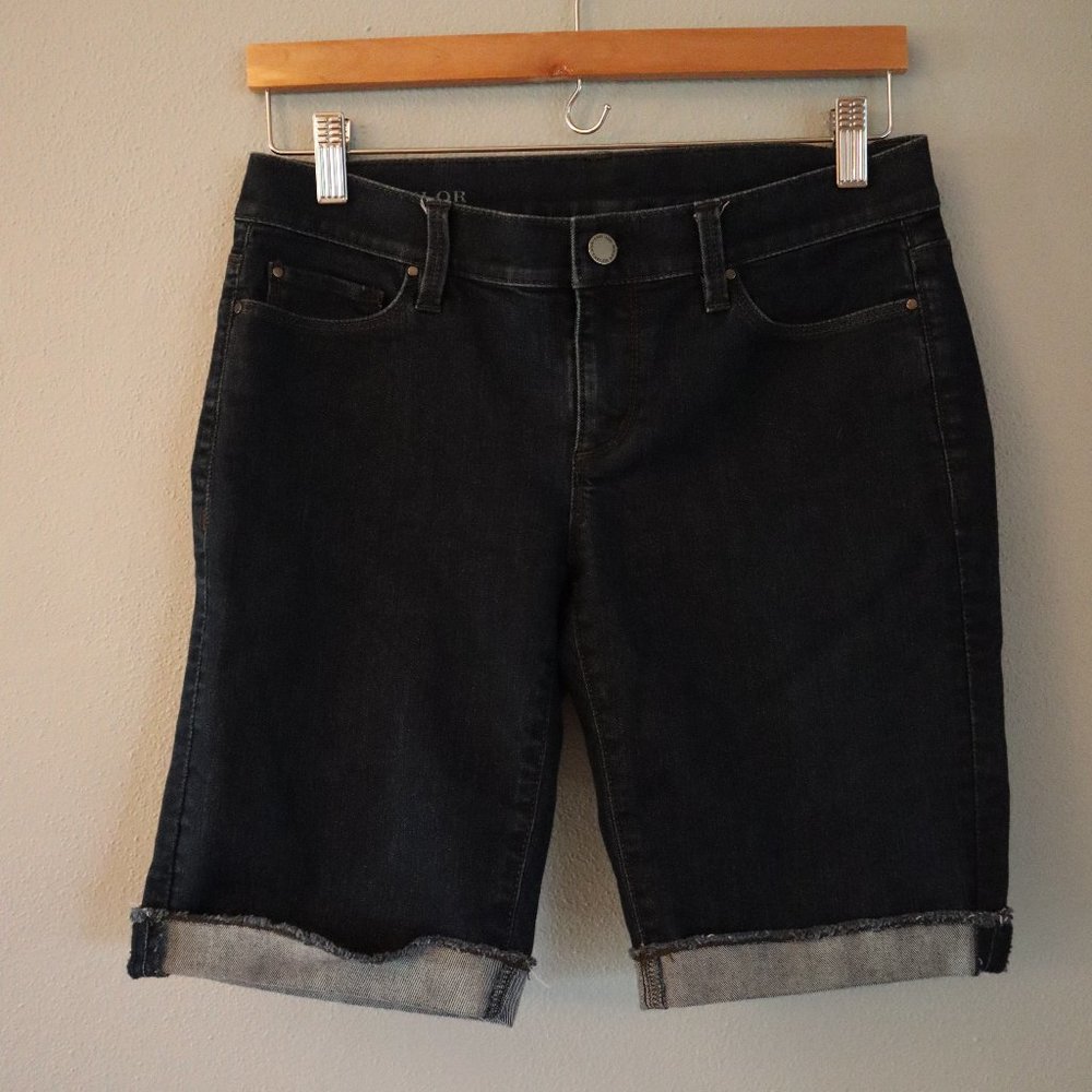 Ann Taylor - Dark Blue Denim Bermuda